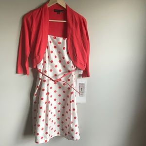 NWT Madison Leigh dress with sweater